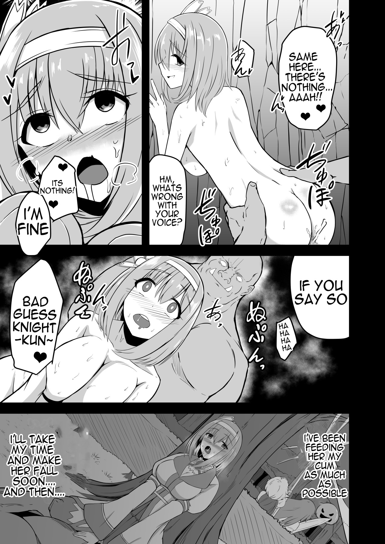 Hentai Manga Comic-Yui's Fallen To Evil NTR Diary-Read-11